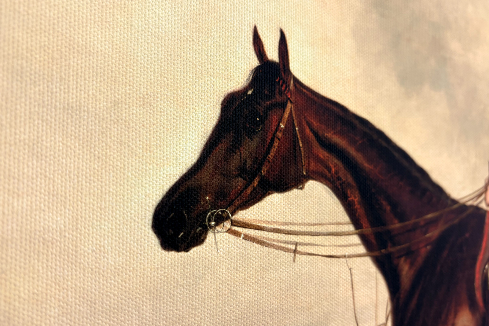 Gladiateur with Harry Grimshaw up and his owner, Count Frederic de Lagrange - Harry Hall