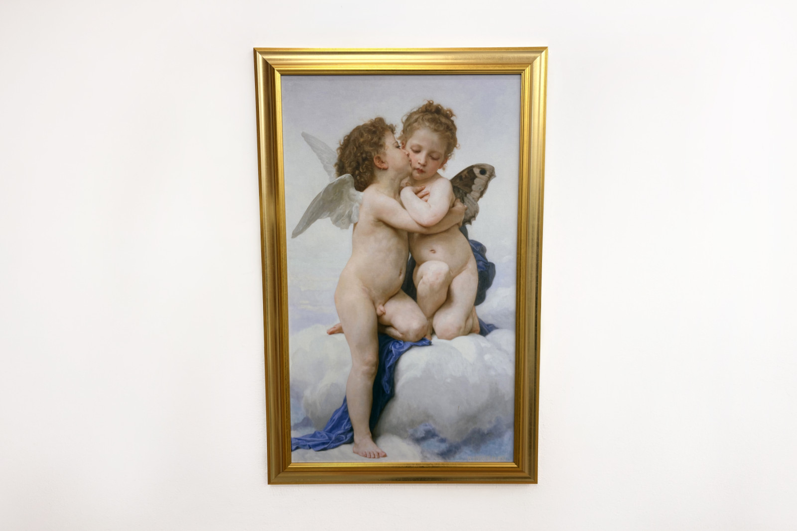 Cupid and Psyche as Children, The First Kiss - William-Adolphe Bouguereau