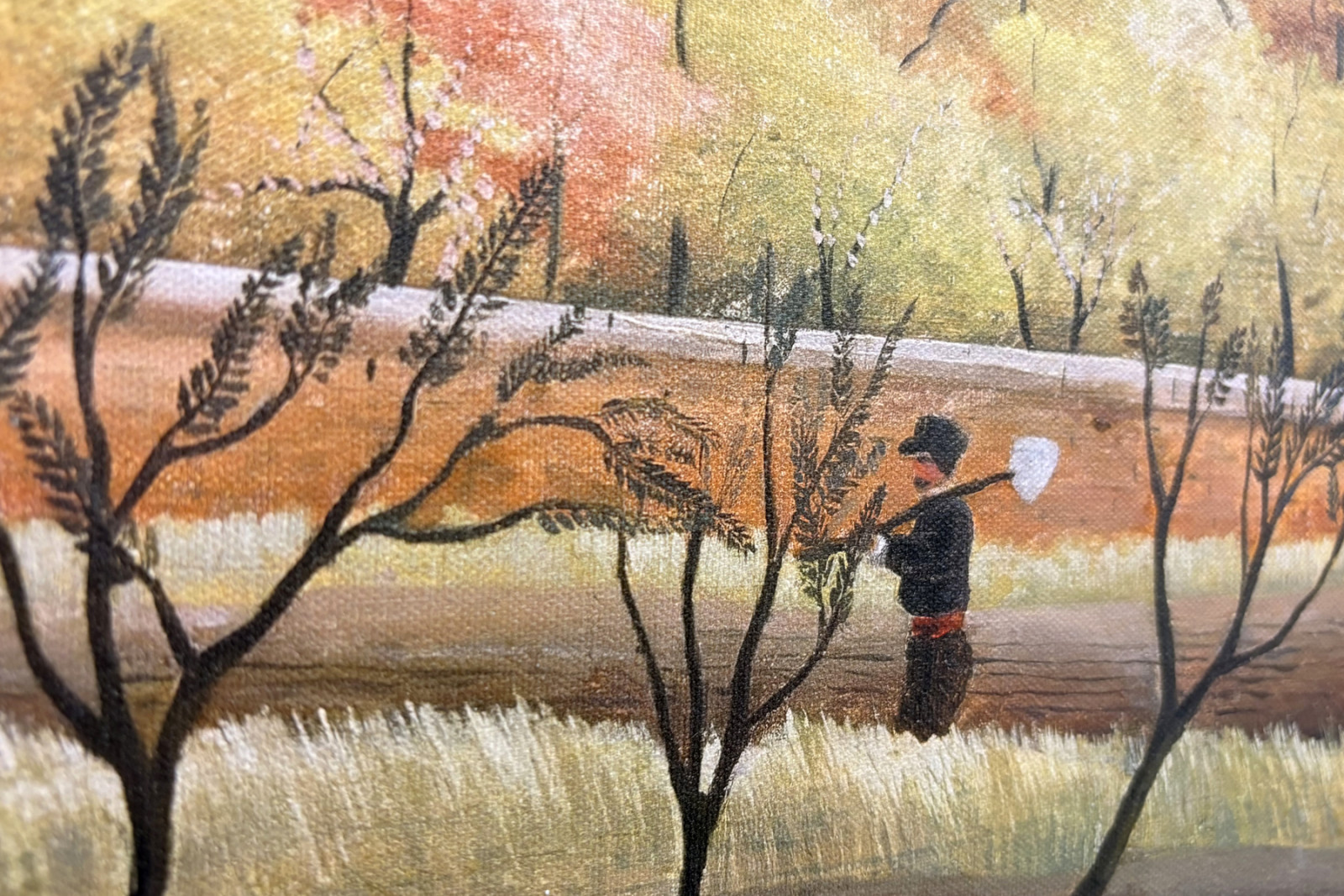 Landscape with Peasant - Henri Rousseau