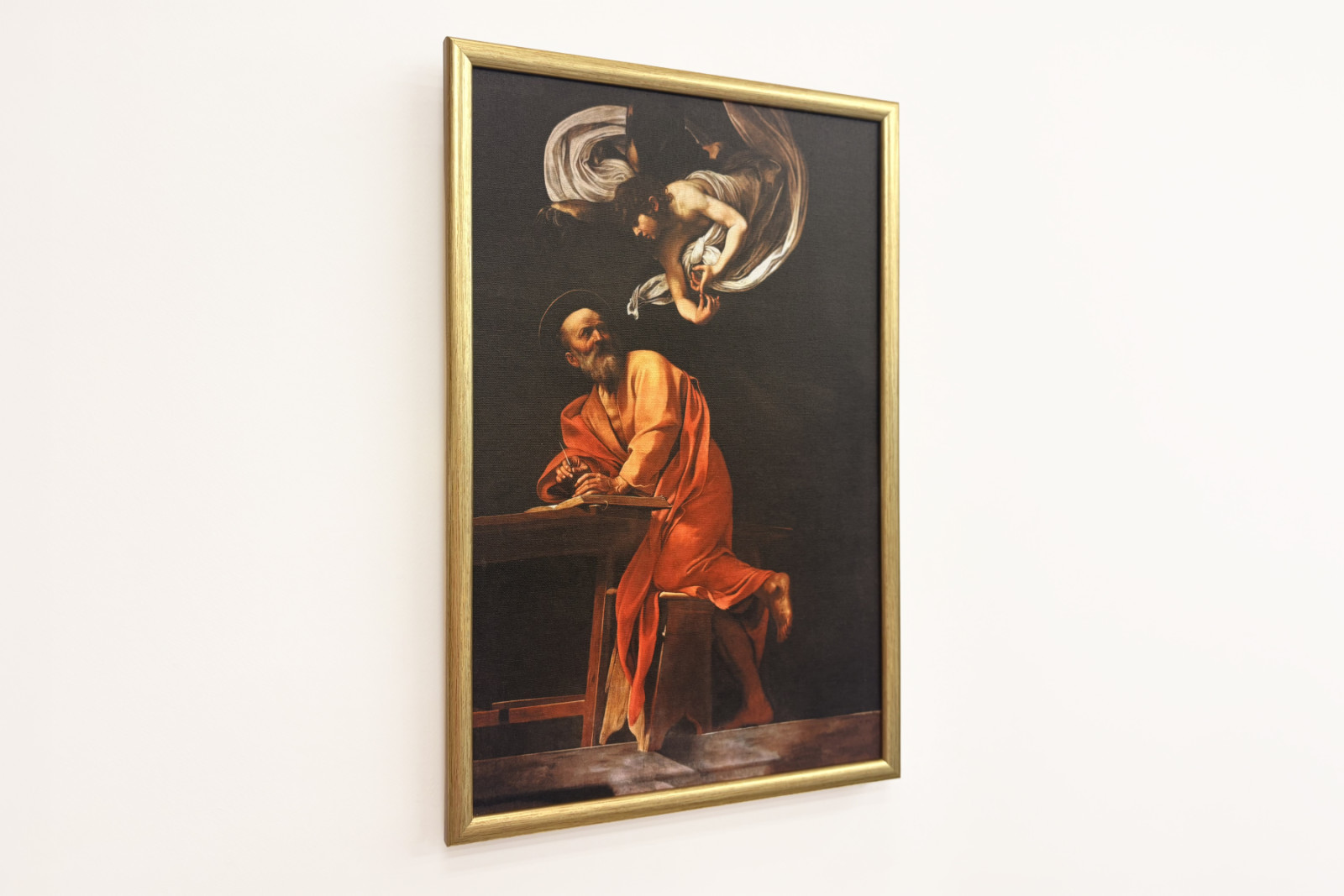 The Inspiration of Saint Matthew - Michelangelo Merisi Caravaggio