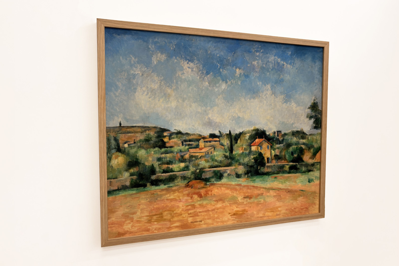 The Bellevue Plain / The Red Earth - Paul Cézanne