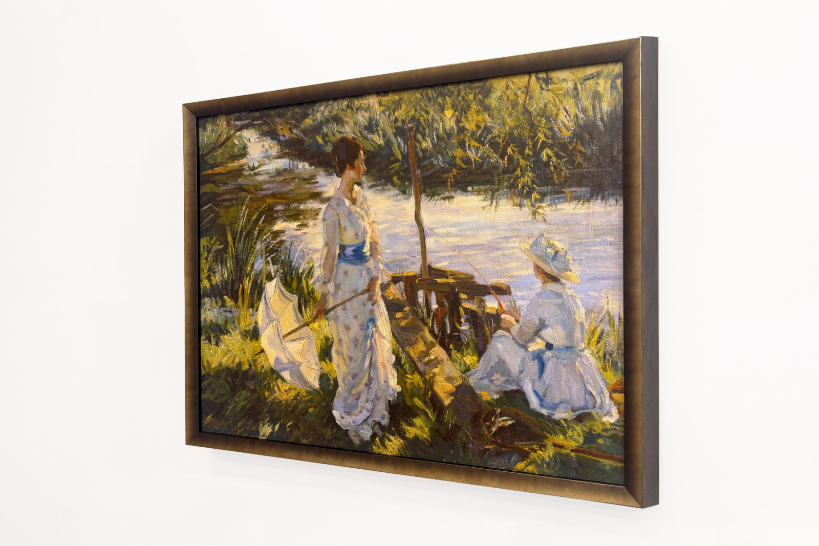 Fishing, Book Plate - Wilfred Gabriel de Glehn