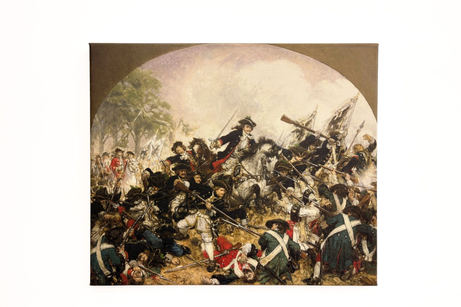 The Old Dessauer in the Battle of Turin - Hermann Joseph Wilhelm Knackfuss