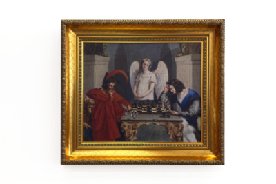 Faust and Mephisto Playing Chess