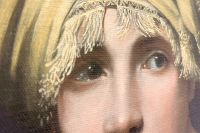 Boy in a Turban Holding a Nosegay