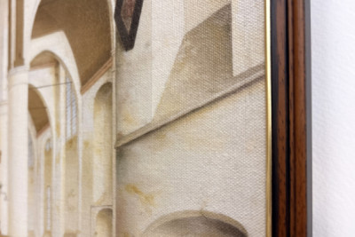 Interior of the Sint-Odulphuskerk in Assendelft, 1649