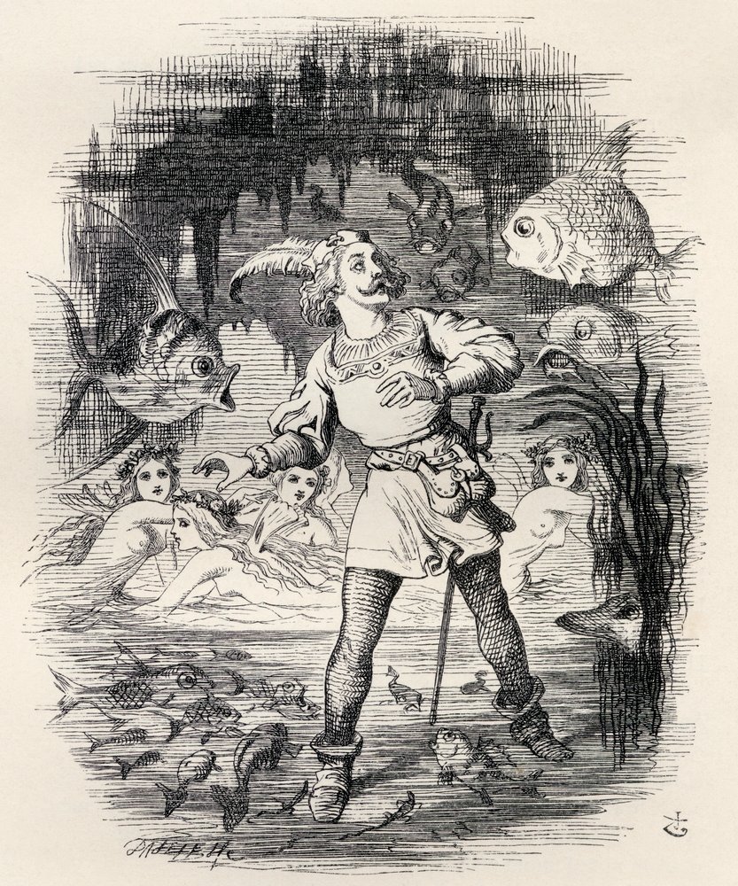 Illustration by J. Tenniel from the poem 
