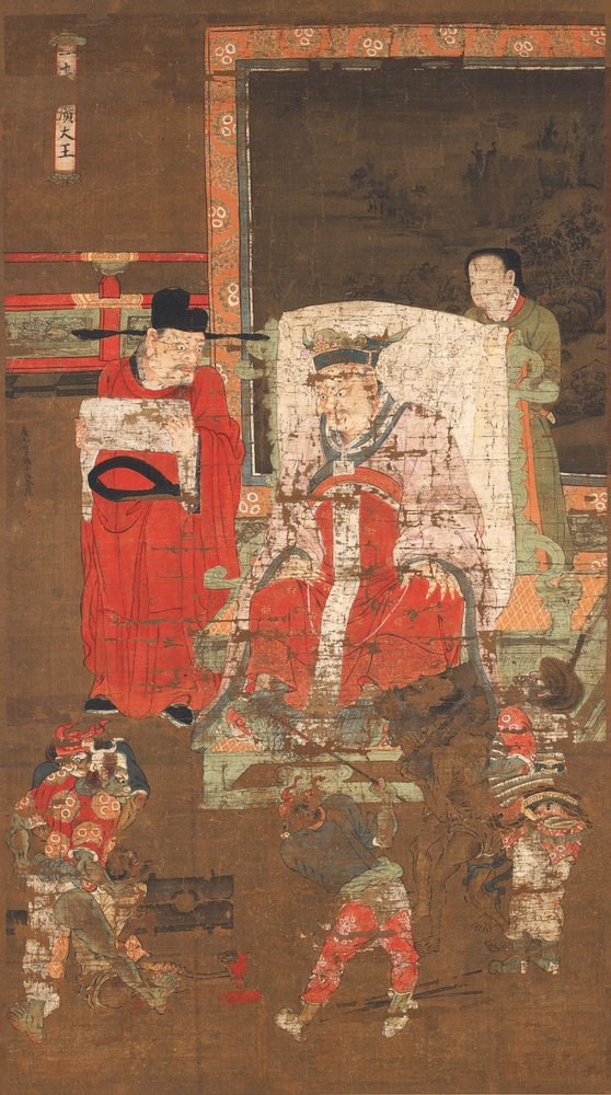 Ten Kings of Hell, the King Qinguang by 陸信忠