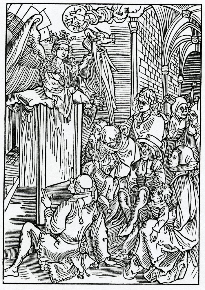 Of the sermon or erudicion of wysdome bothe to wyse men and folys ...
