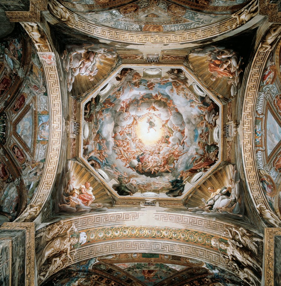 Dome with Assumption of Virgin by (c.1489-1534) Correggio