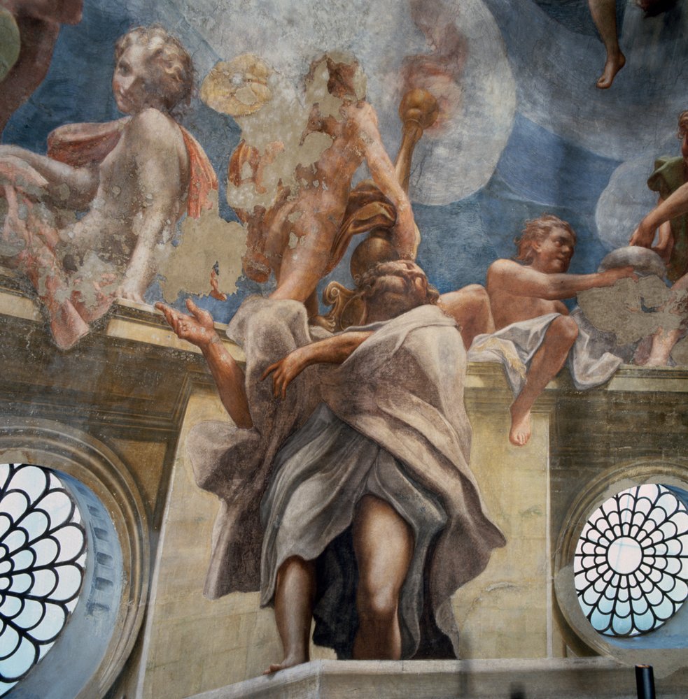 Ephebes, (detail) by (c.1489-1534) Correggio