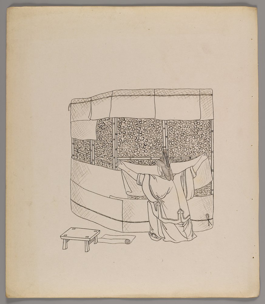 Album of separate leaves: Silk Cultivation and Production by Chinese School