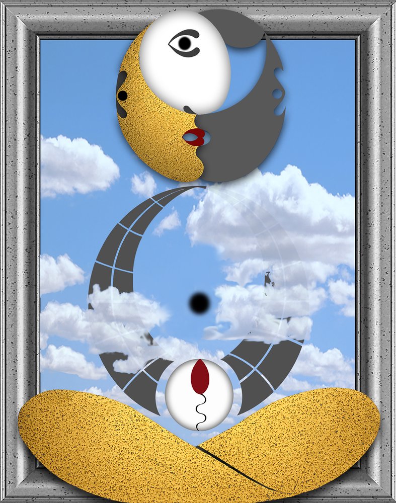 Vor-Bild (III) (aus der Serie: Prinz Vogelfrei) by Alexander Eibach