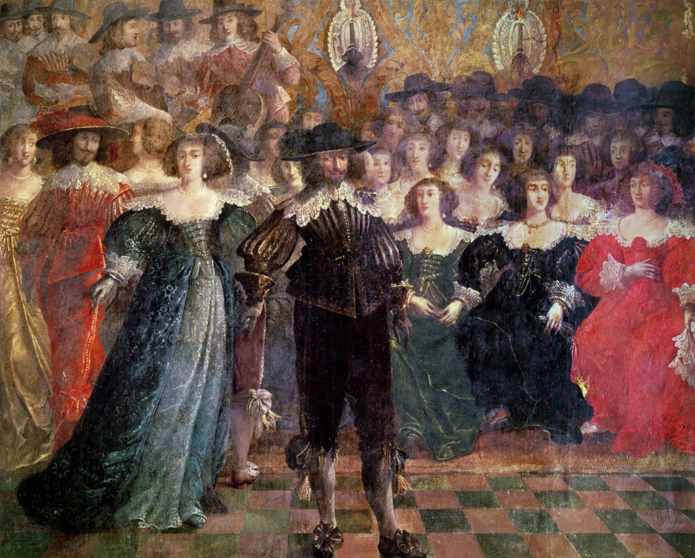 The Court Ball (detail) by Abraham Bosse