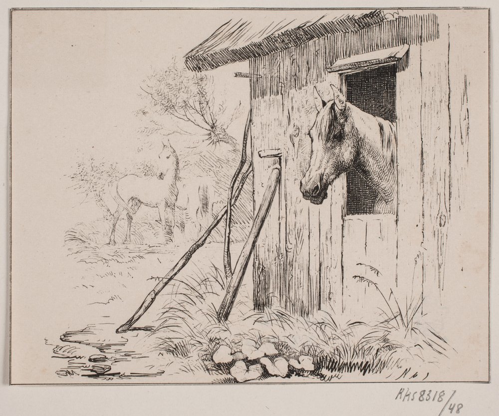 The Mill Horse by Johan Adolph Kittendorff