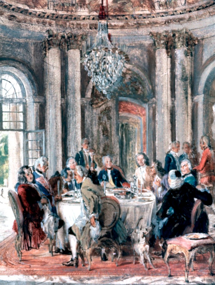 Reunion at the Mansion by Adolph Menzel