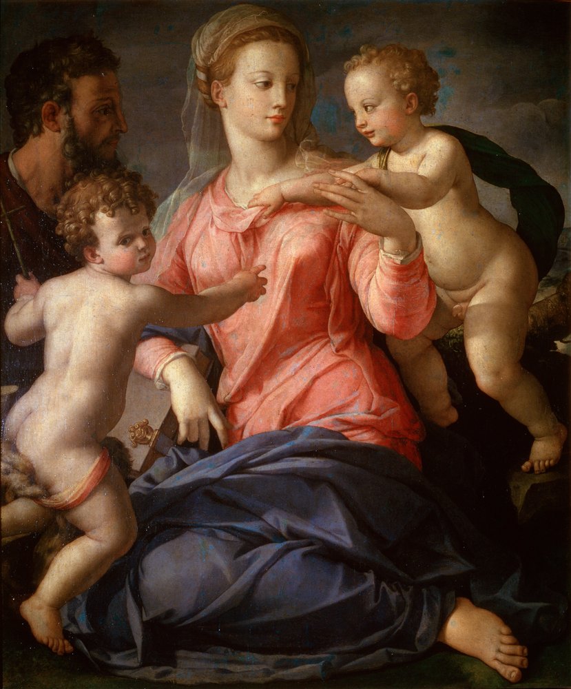 The Holy Family with the young John the Baptist, 1540 by Agnolo Bronzino
