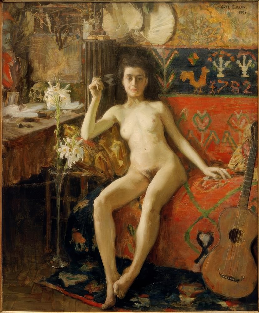 Unmasked by Akseli Valdemar Gallen-Kallela