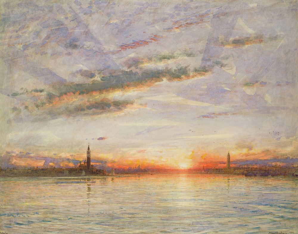 Sunset, Venice, 1902 by Albert Goodwin