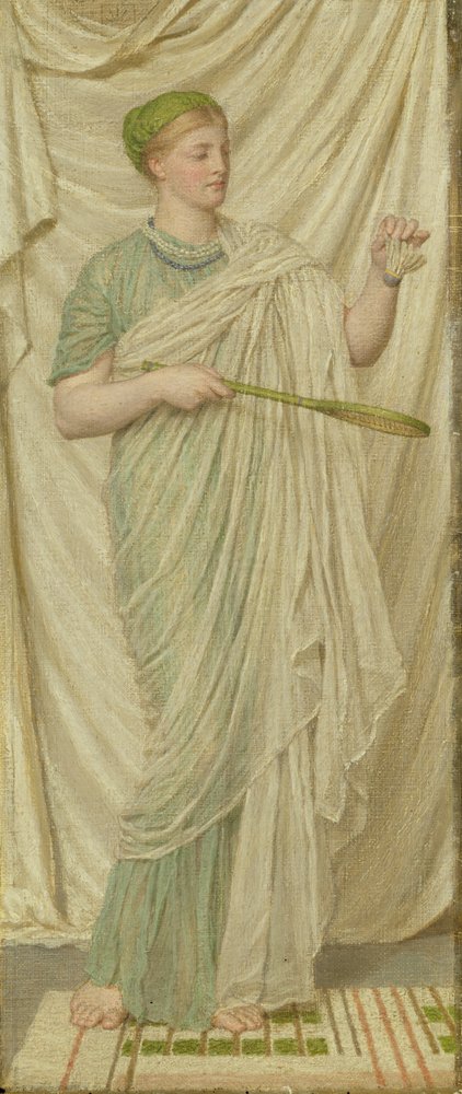 Shuttlecock and Battledore, 1872 by Albert Joseph Moore