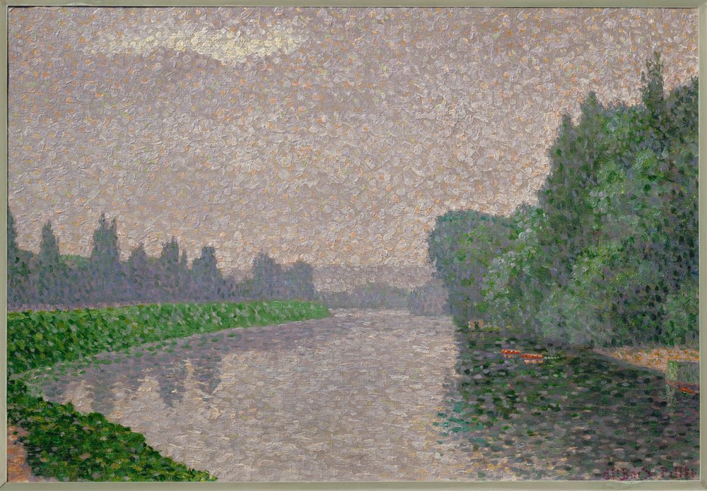 The River Marne at Dawn by Albert Dubois-Pillet