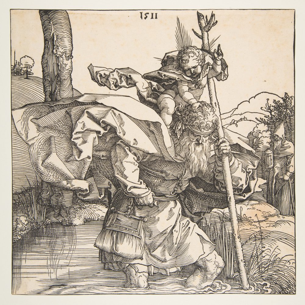 Saint Christopher by Albrecht Dürer
