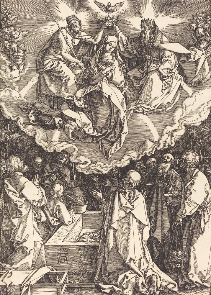 The Assumption and Coronation of the Virgin, 1510. by Albrecht Dürer