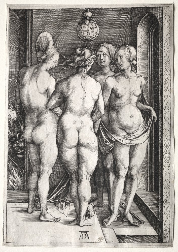 The Four Witches (Four Naked Women) by Albrecht Dürer