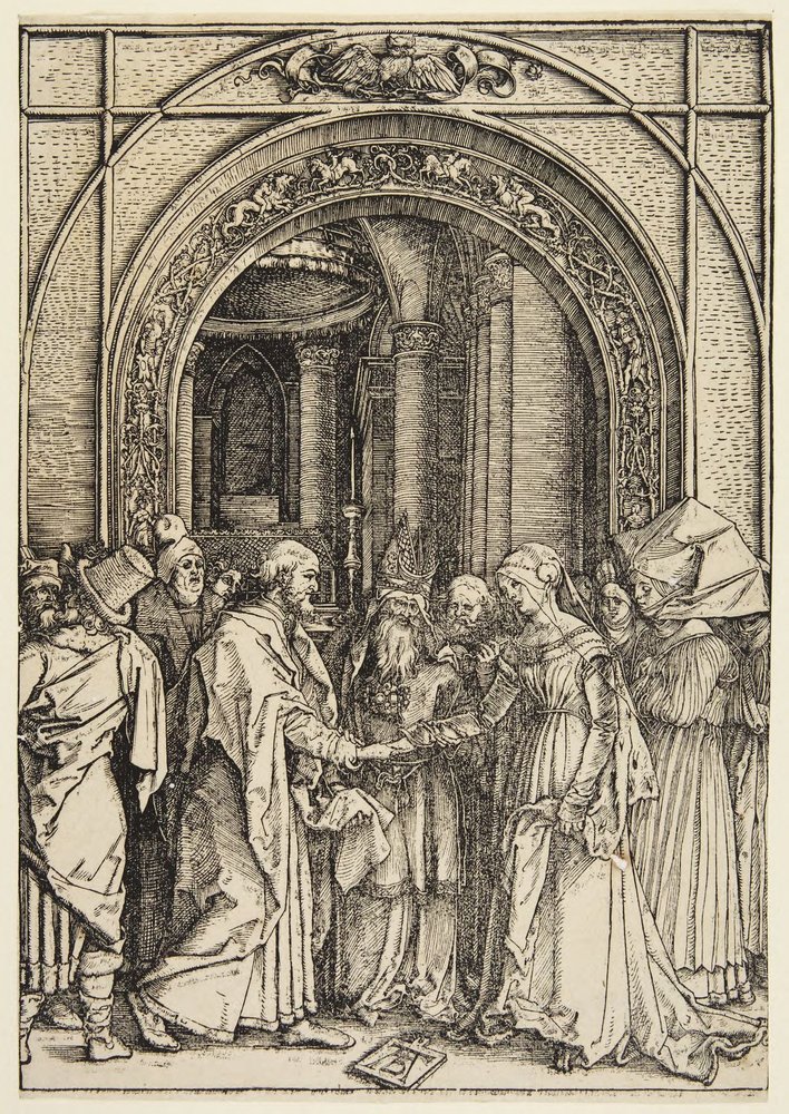 The Marriage of the Virgin by Albrecht Dürer