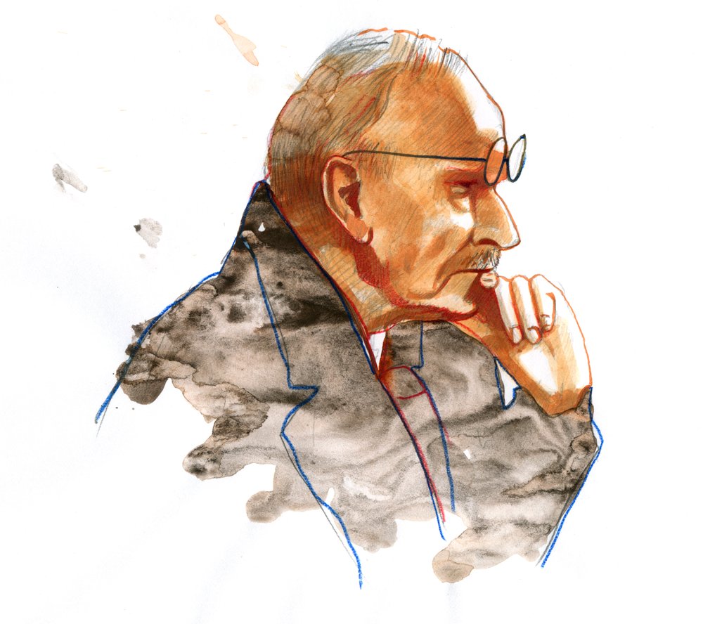 Portrait of the Swiss doctor and psychiatrist Carl Gustav Jung (1875-1961) (Portrait of Carl Jung, Swiss psychiatrist and psychotherapist who founded analytical psychology) by Alessandro Lonati