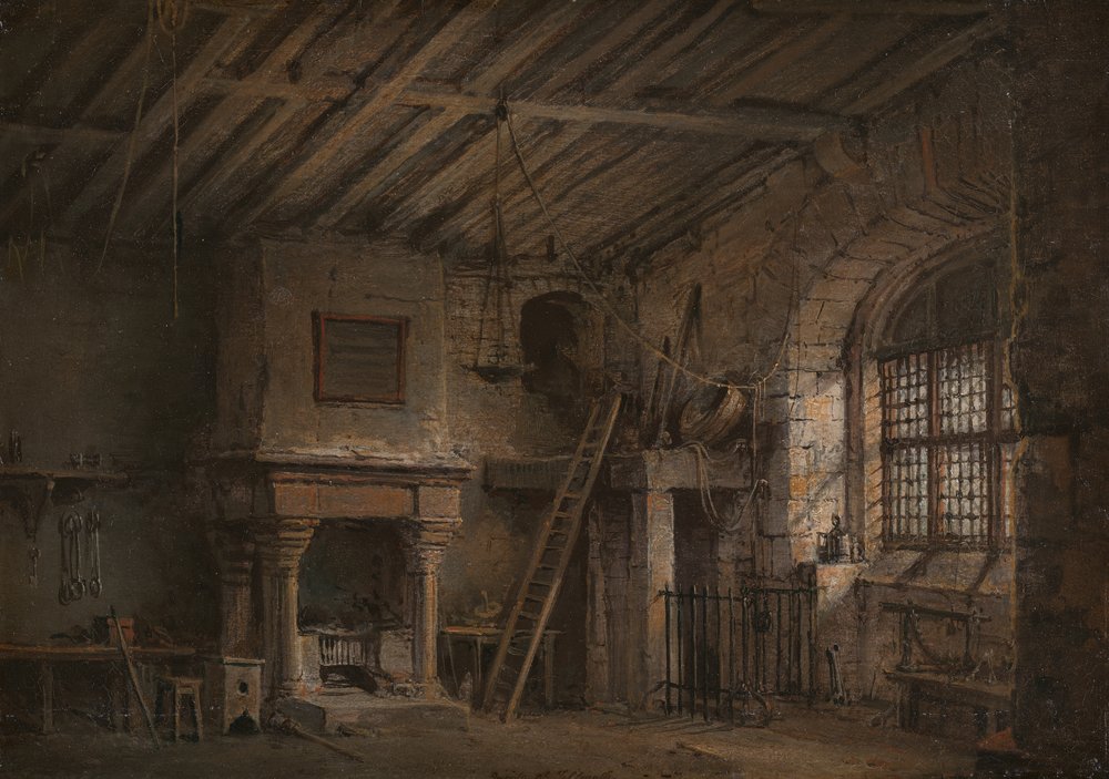 Stage Design for Heart of Midlothian, The Tolbooth by Alexander Nasmyth