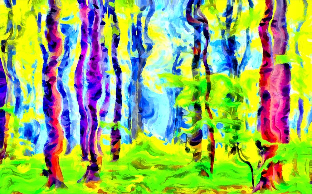 Vibrant Organic Columns, 2020 by Alexei Makhov