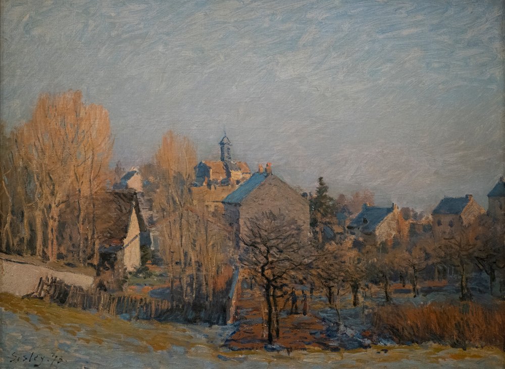 Frosty Morning in Louveciennes, 1873 by Alfred Sisley