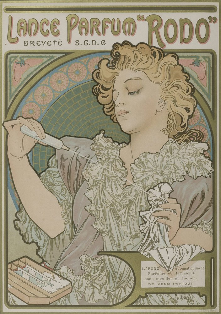Lance Parfum Rodo by Alphonse Mucha: Buy fine art print