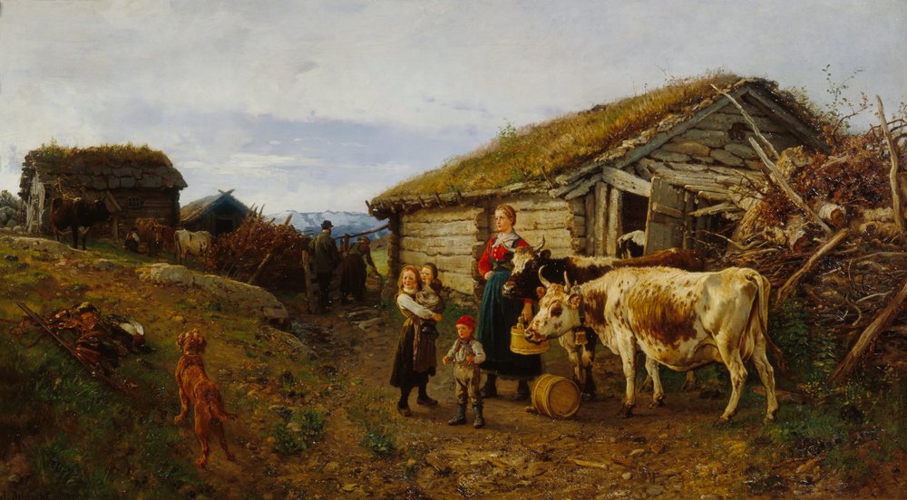 At the Mountain Pasture by Anders Askevold