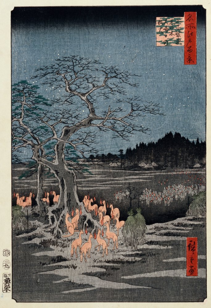 New Year's Eve foxfires at the Nettle Tree, Oji, from the Series One ...