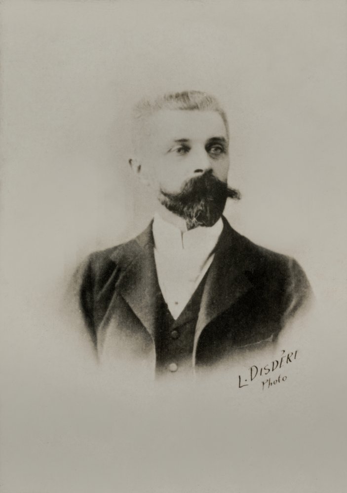 Portrait of the French painter Andre Brouillet by Andre Adolphe Eugene Disderi