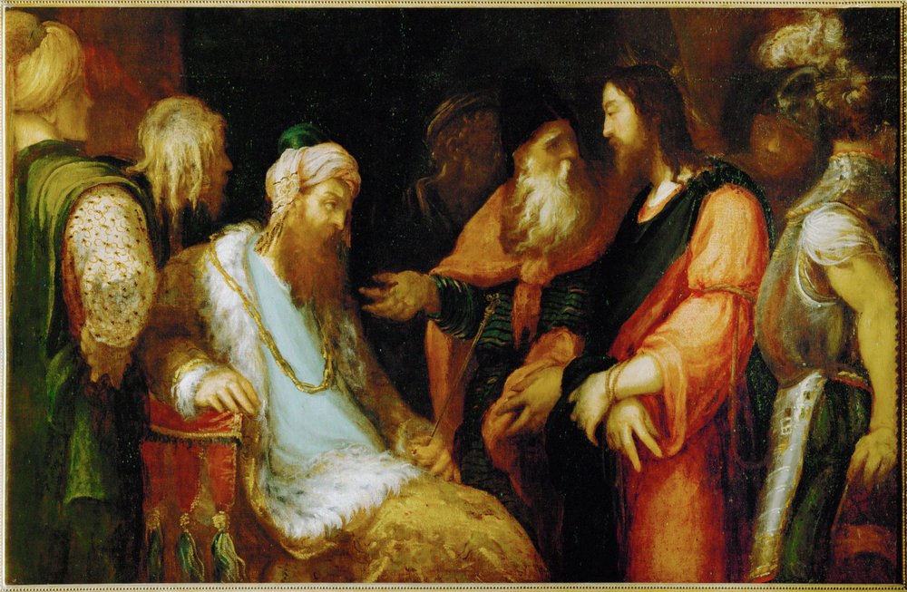 Christ before Herod by Andrea Schiavone