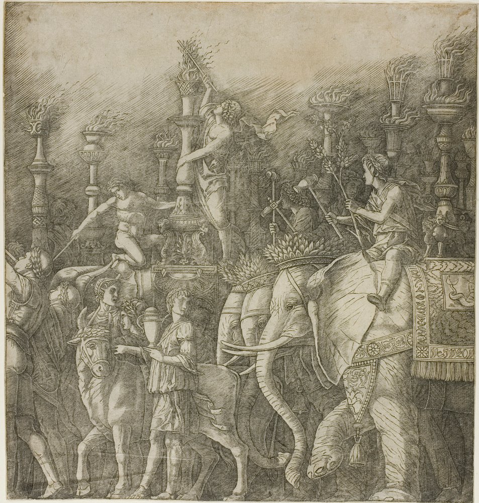 The Triumph of Julius Caesar by Andrea Mantegna