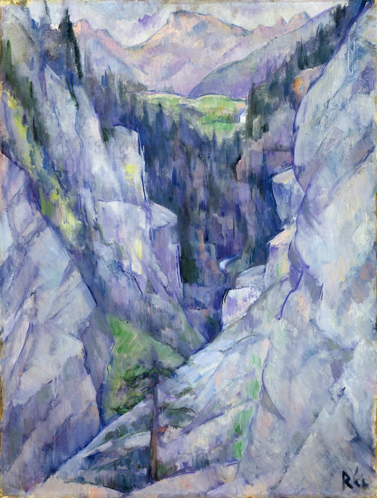 Ravine at Pians, 1921 by Anita Ree