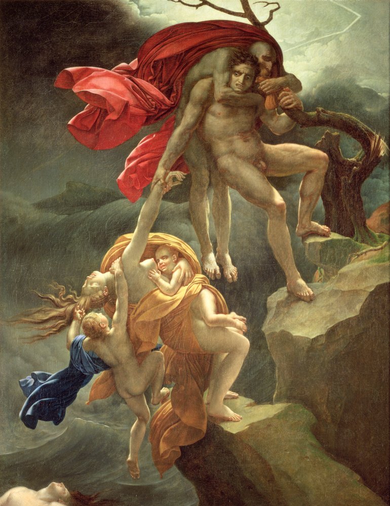 The Flood, c. 1806 by Anne-Louis Girodet de Roucy-Trioson