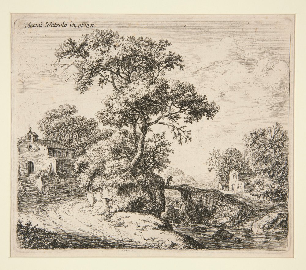 The Chapel with the by Anthonie Waterloo