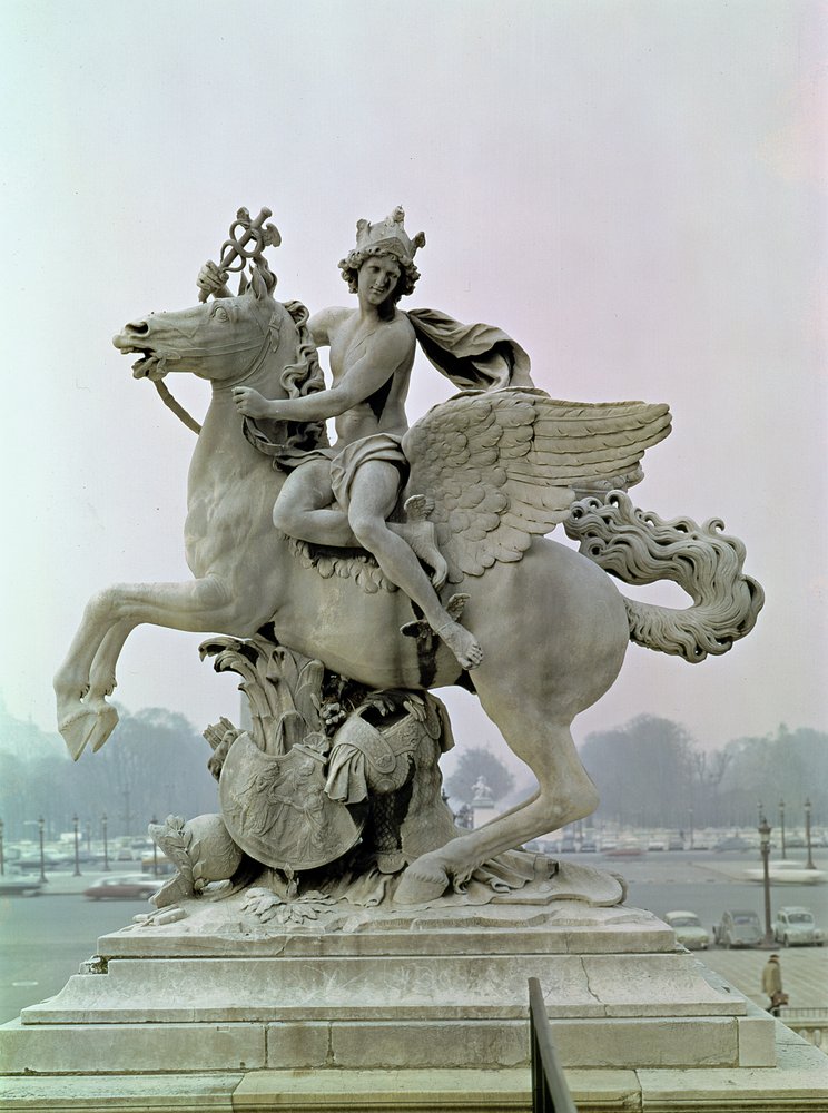 Mercury on Pegasus ('Le Cheval de Marly')