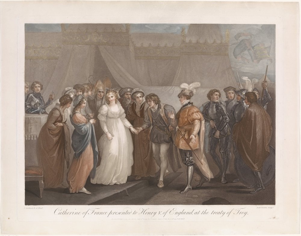 Catherine of Valois and King Henry V of England by Antoine Cardon