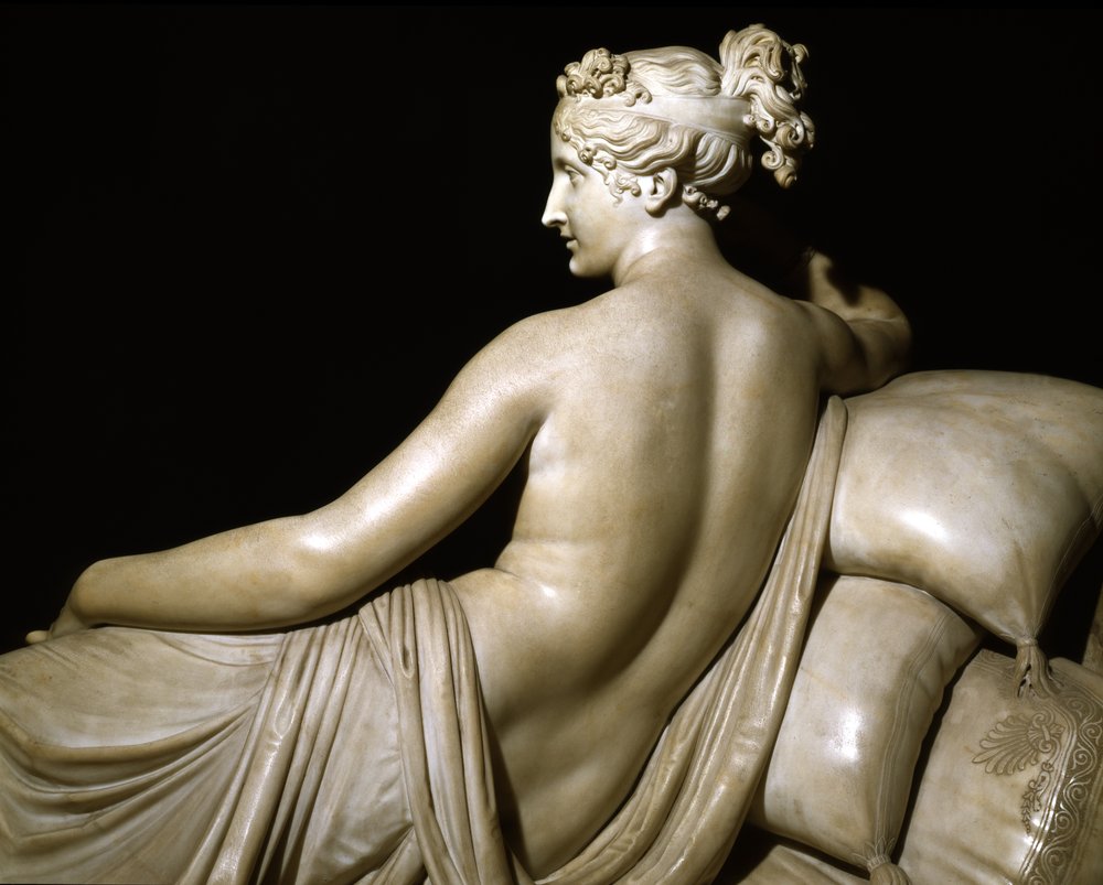 Pauline Bonaparte as Venus Triumphant, c. 1805-08 by Antonio Canova