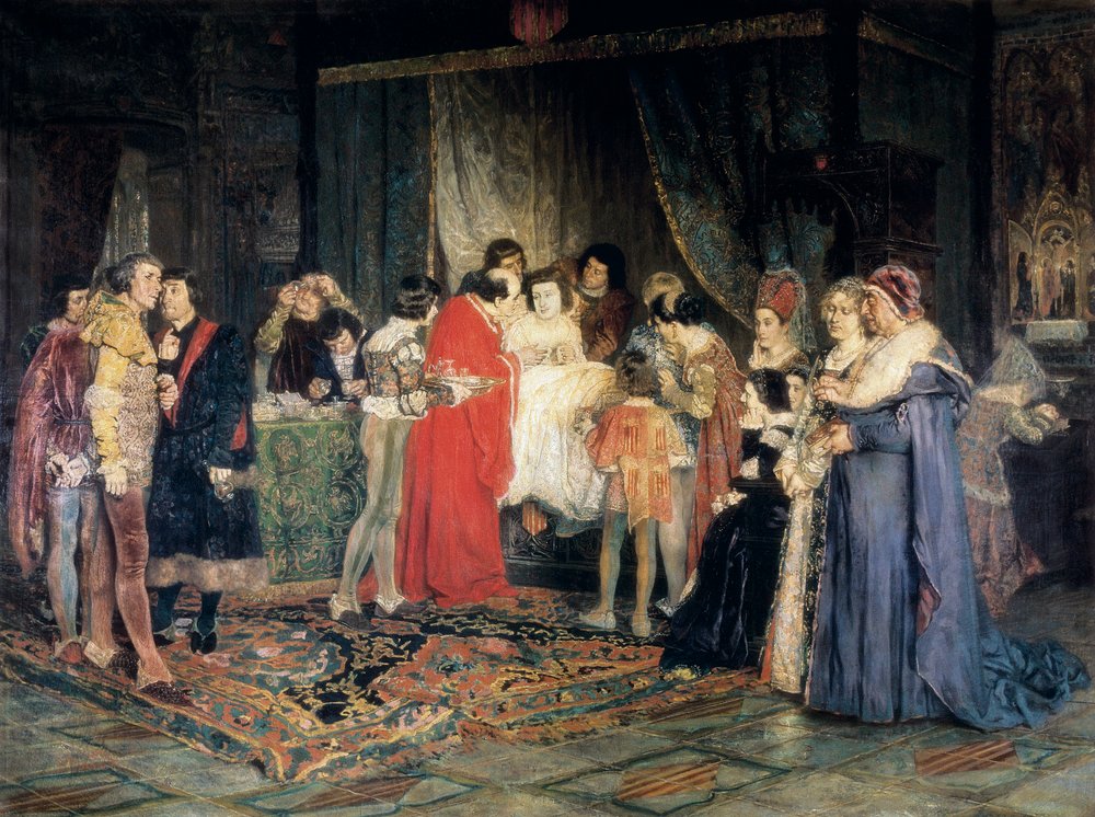 Death of Ferdinand I by Antonio Casanova y Estorach