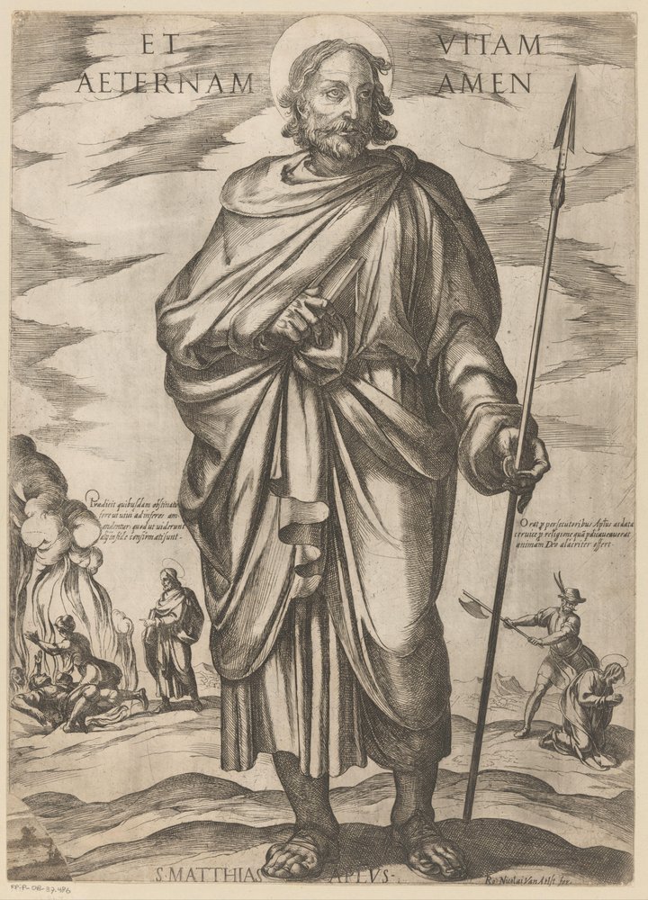 Saint Matthias by Antonio Tempesta: Buy fine art print