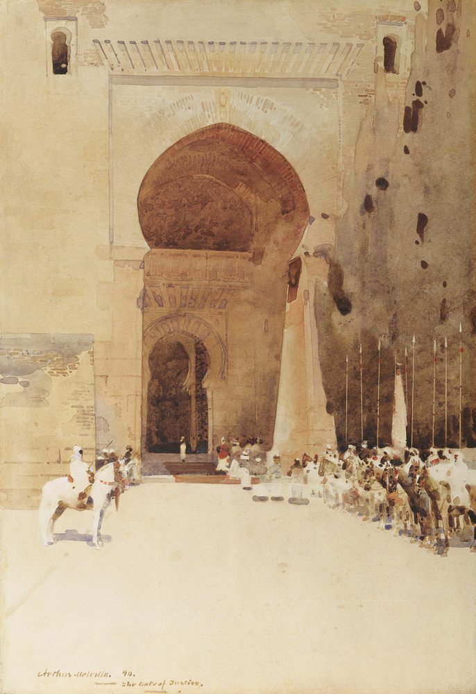 The Gates of Justice, 1890 by Arthur Melville