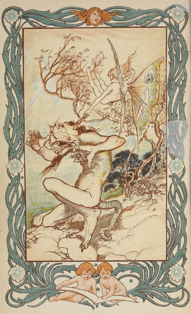 Frontispiece of 'Tales from Shakespeare' by Arthur Rackham