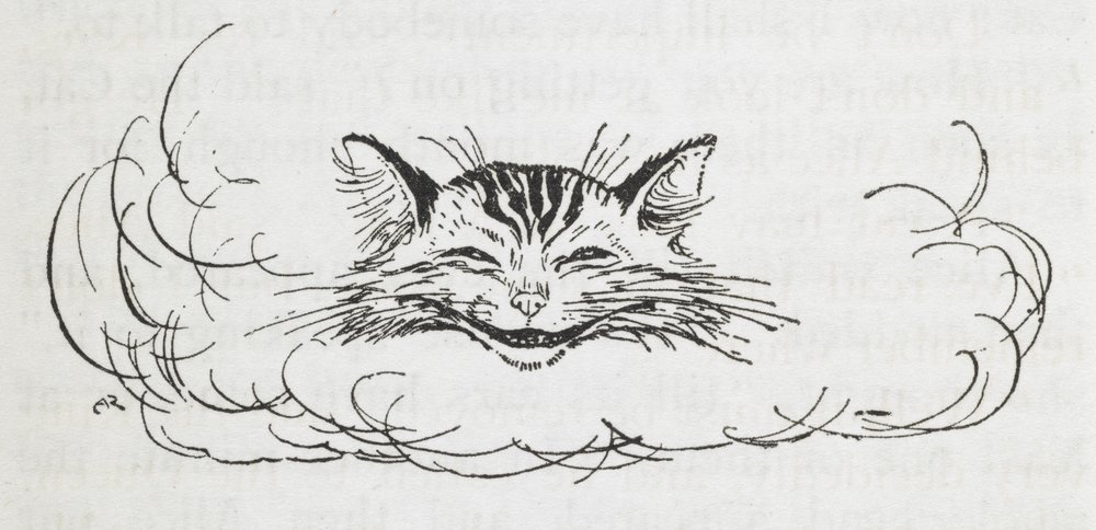 The Cheshire Cat by Arthur Rackham: Premium art reproduction